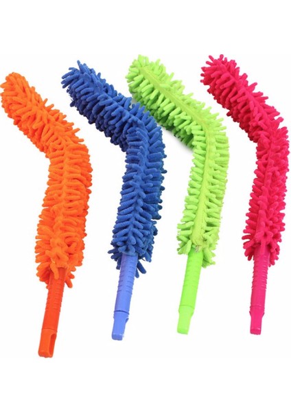 Mikrofiber Bükülebilen Toz Tüy Alma Temizleme Aparatı Fırçası Sopası