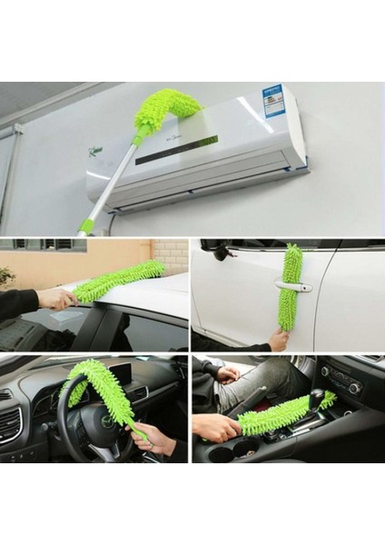 Mikrofiber Bükülebilen Toz Tüy Alma Temizleme Aparatı Fırçası Sopası fırsatları