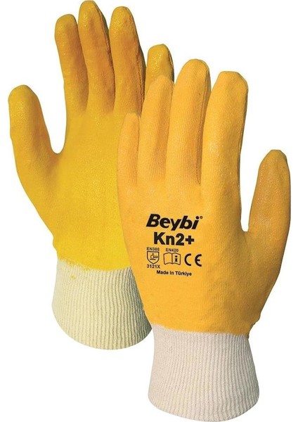 Kn2+ Plus Nitril Işçi Montaj Eldiveni No 10