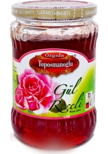 Gül Reçeli Cam Kavanoz 700 gr