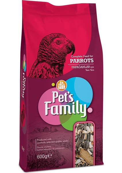 Pets Family Papağan Yemi 600 gr