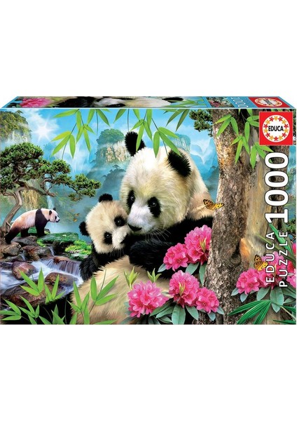 Puzzle 1000 Parça Morning Panda