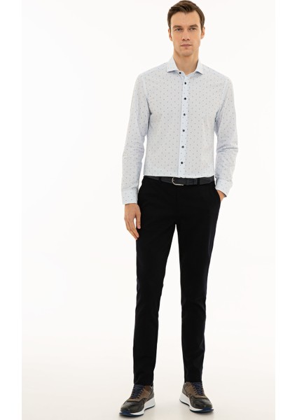 Açık Mavi Slim Fit Gömlek