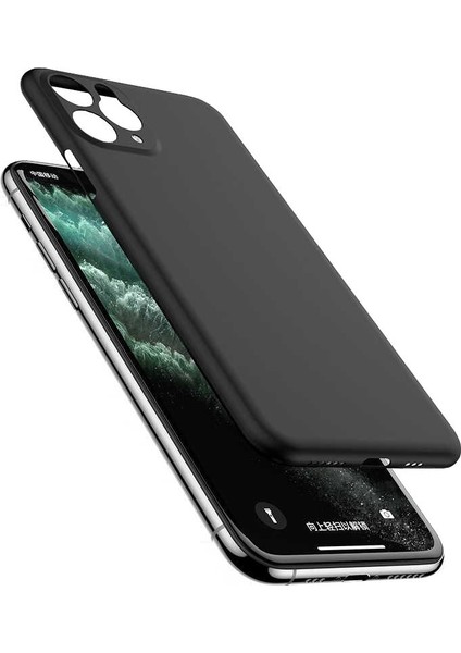 Apple iPhone 11 Pro Max Wing Serisi Lollipop Ince Kılıf Siyah