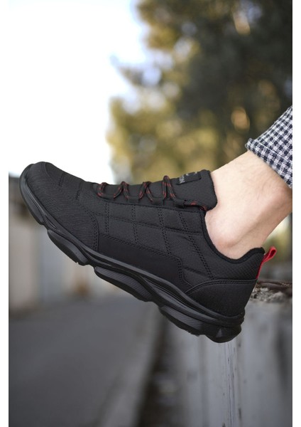 Siyah Kırmızı Erkek Sneaker 00121310