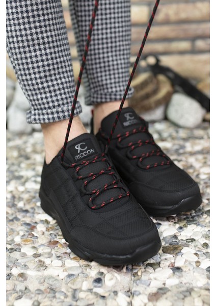 Siyah Kırmızı Erkek Sneaker 00121310