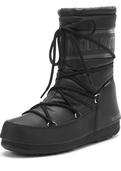 Moon Boot Kadın Bot 24009200 001 Mıd Nylon Wp Black