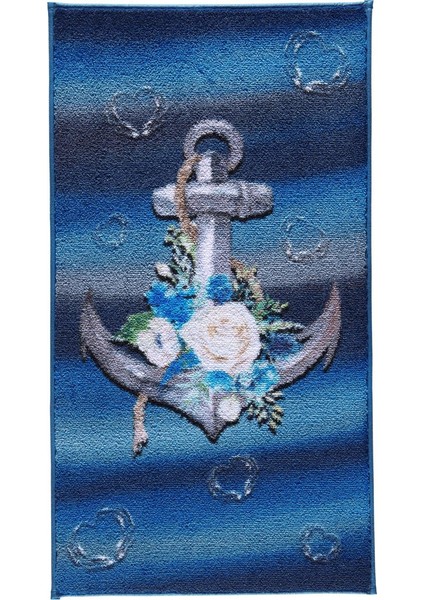 Romantic Anchor 50 x 57 K.mavi Banyo Halısı modelleri