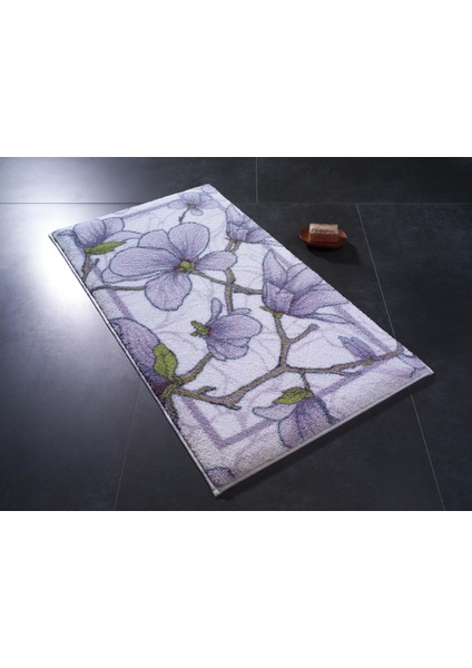 Interlace 50X57 Lila Banyo Halısı