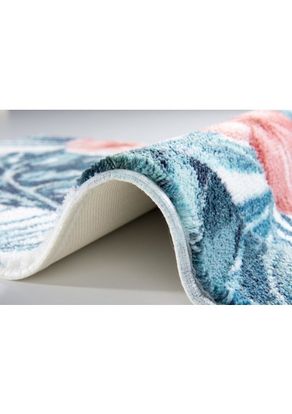 Hibiscus 50X57 Mercan Banyo Halısı