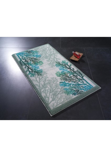 Coral 50X57 Yeşil Banyo Halısı