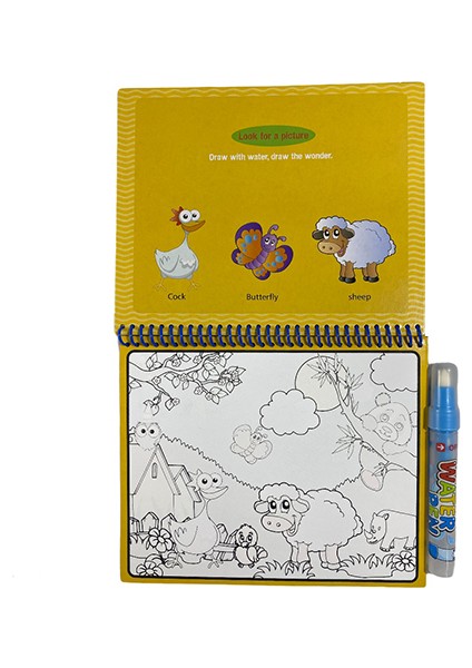 Magic Water Painting Zoo Hayvanat Bahçesi Sihirli Boyama Kitabı fiyatları