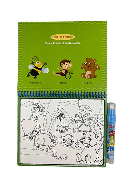 Magic Water Painting Zoo Hayvanat Bahçesi Sihirli Boyama Kitabı fırsatları