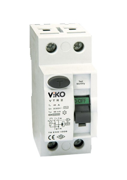 Yangın Koruma Rölesi 1X40A 300 Ma VİKO-VTR2-40300