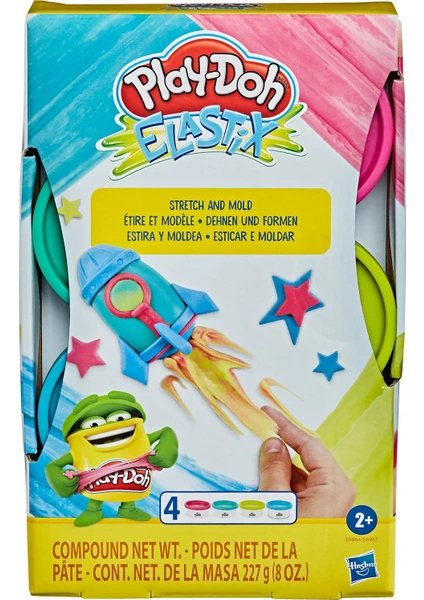 Play-Doh Elastik 4'lü Hamur - Brıght