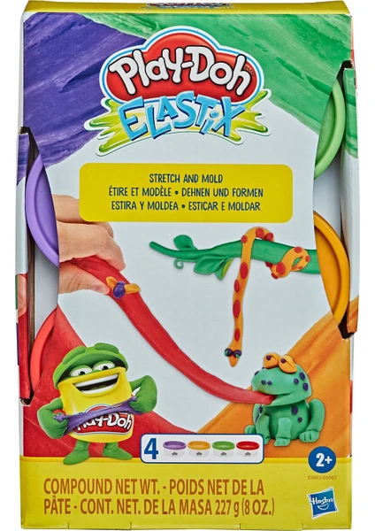 Play Doh Elastik 4'lü Oyun Hamuru E6967 E9863