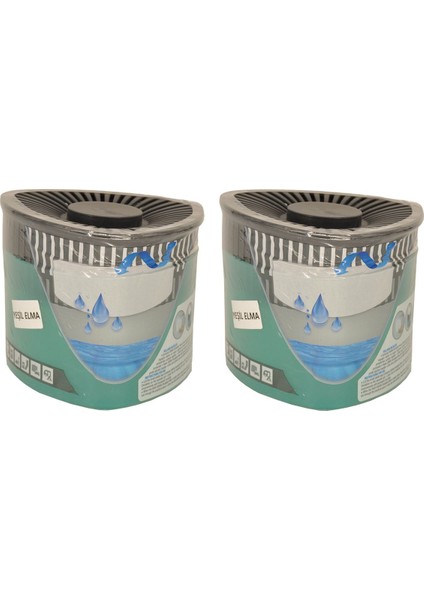 Saban nem Alıcılı ve Rutubet Giderici Aparat - 500 gr -Üçgen Yeşil Elma 2'li