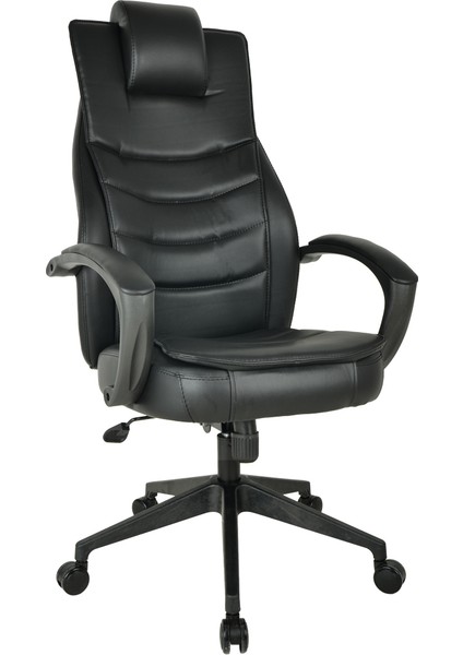 Müdür Koltuğu-Siyah Deri-1430B0481