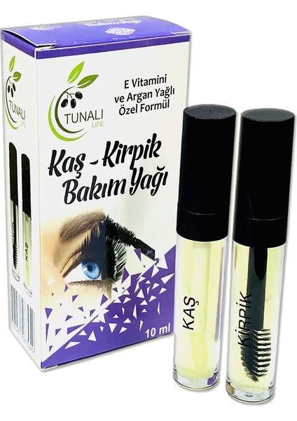 Tunalı Life  Kaş ve Kirpik Bakım Yağı 10 + 10 ml