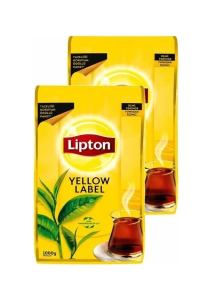 Yellow Label Dökme Çay 1000 gr x 2