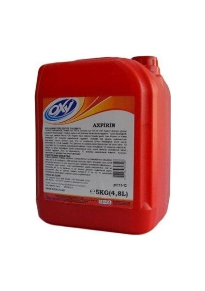 Axpirin Çok Amaçlı Temizlik ve Leke Çıkarıcı Beyaz Mucize 5 kg