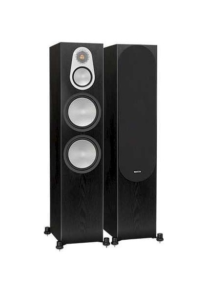 Silver 500 Kule Tipi Hoparlör Çift - Mat Siyah