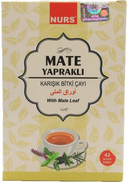 Mate Yapraklı Bitki Çayı 42'li Nurs