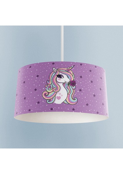 Unicorn Mor Renkli Avize