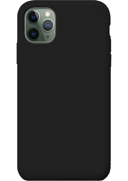 iPhone 11 Kılıf Nano Lansman Silikon Arka Kapak Siyah