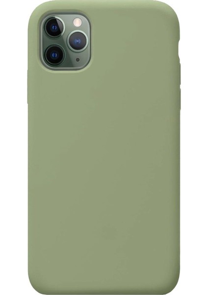 iPhone 11 Pro Kılıf Nano Lansman Silikon Arka Kapak Yeşil