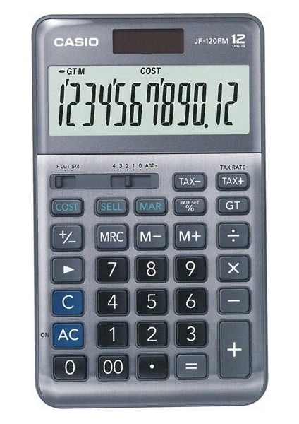 JF-120FM 12 Hane Masa Üstü Hesap Makinesi