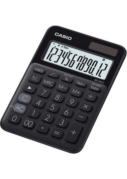 MS-20UC-BK 12 Hane Siyah Masa Üstü Hesap Makinesi