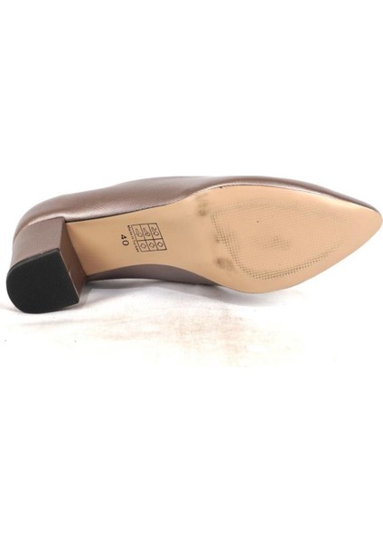 Platin Kadın Stiletto Ayakkabı 360.711