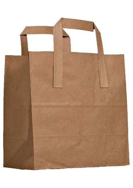 Çanta Catring Karton Saplı 32X21X33 cm 25 Adet