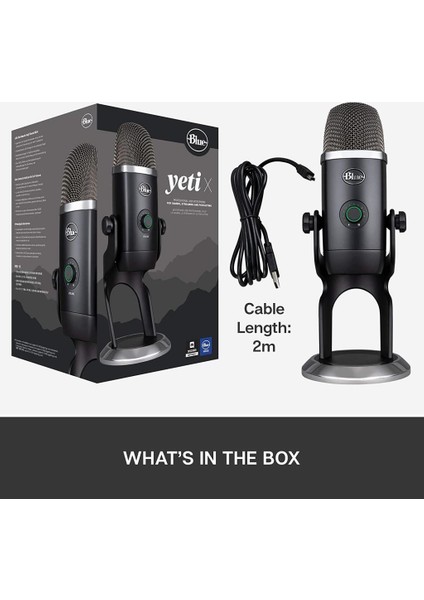 Yeti x Profesyonel Kondenser USB Mikrofon