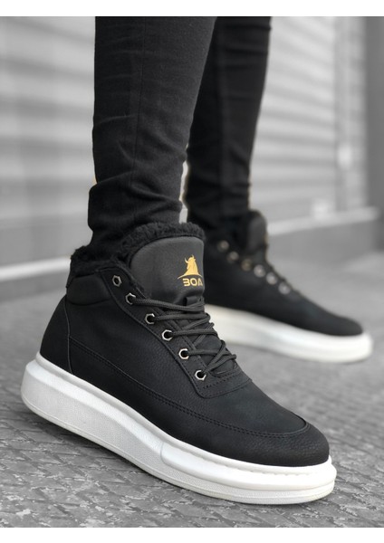 -BA0151 Içi Kürklü Bağcıklı Erkek Tarz Spor Bot fiyatları
