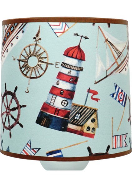 Masa Lambası Kumaş Abajur-Denizci fiyatları