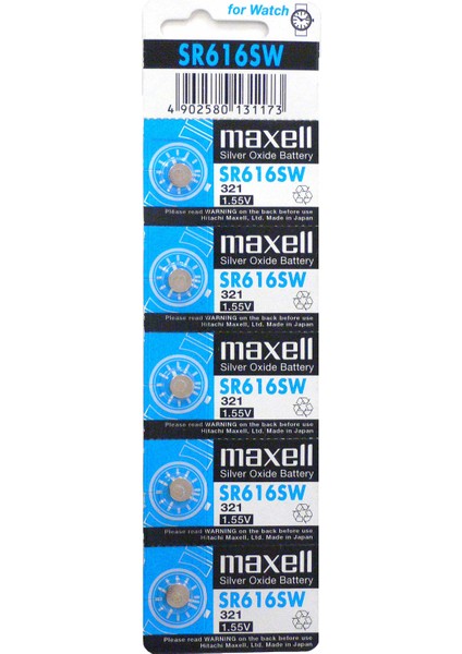 SR-616SW-321 10'lu Paket Pil