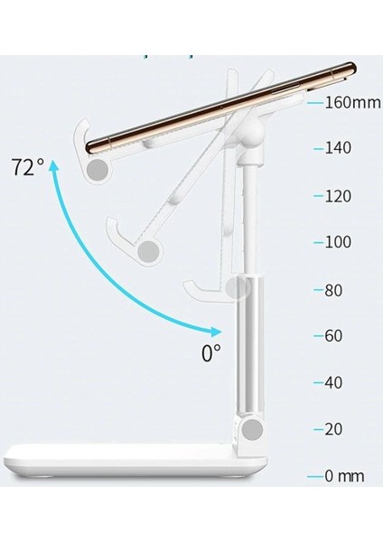 Portatif Masaüstü Telefon Tablet Tutucu