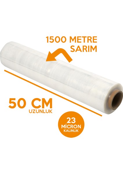 1500 mt Makine Palet Streç Film