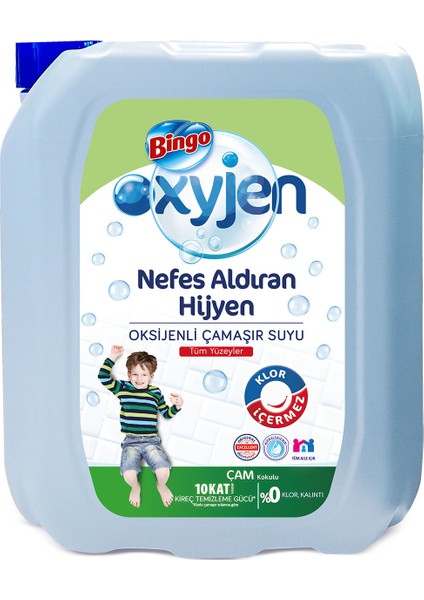 Oksijen Çamaşır Suyu Çam Kokulu 3;24 L