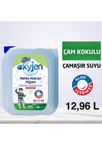 Oksijen Çamaşır Suyu 3,24 Lt Çam Kokulu 4'Lü