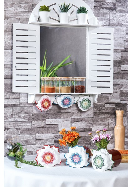 Caka Home 3'lü Kumaş Kavanoz Kapağı Yıldız Desen