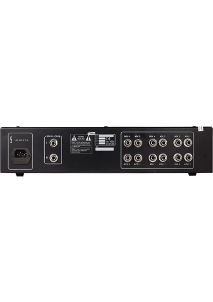 VPX-012U USB'li 12 Kanal Preamplifikatör ve Mikser Ünitesi