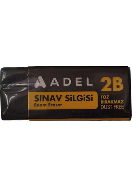 2b Toz Bırakmaz Sınav Silgisi Siyah Tekli