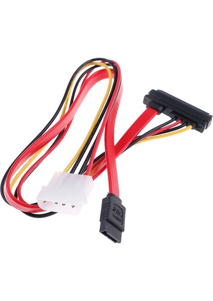 Sata data power  uzatma kablosu 7 + 15 22Pin sata  IDE 4 Pin mole