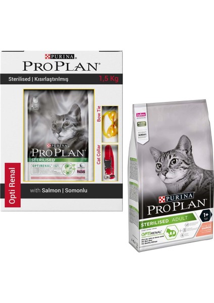 Proplan Sterilised Somonlu Kısırlaştırılmış Kedi Maması 1,5 kg