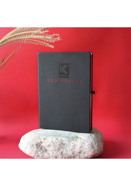 K-Journal Red Nebula Noktalı Defter