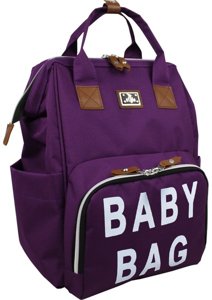Roma Baby Bag Anne Bebek Bakım Sırt Çantası -Mor fiyatları