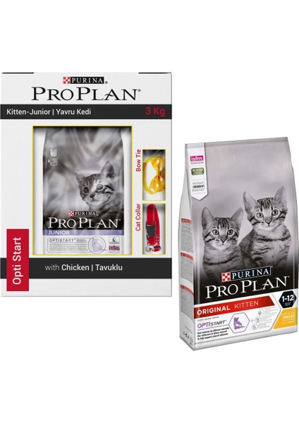 Proplan Kitten Chicken Tavuklu Yavru Kedi Maması 3 kg